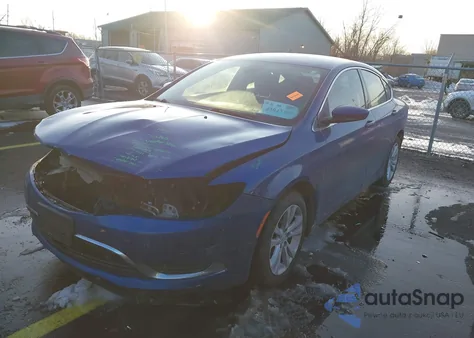 2015 Chrysler 200 Limited z USA, uszkodzony, nr VIN 1C3CCCAB5FN676806